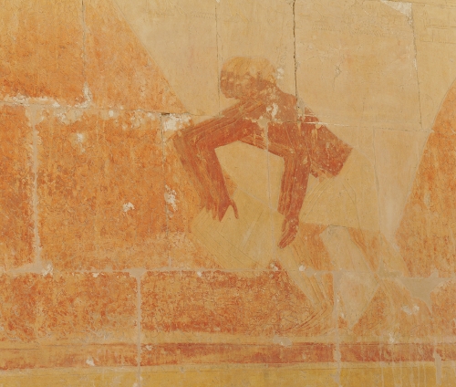 Hatshepsuts dødetempel, kunst.